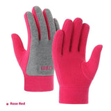 Autumn & Winter Polar Fleece Gloves – Windproof, Warm, Thick Gloves for Men & Women - Clothual