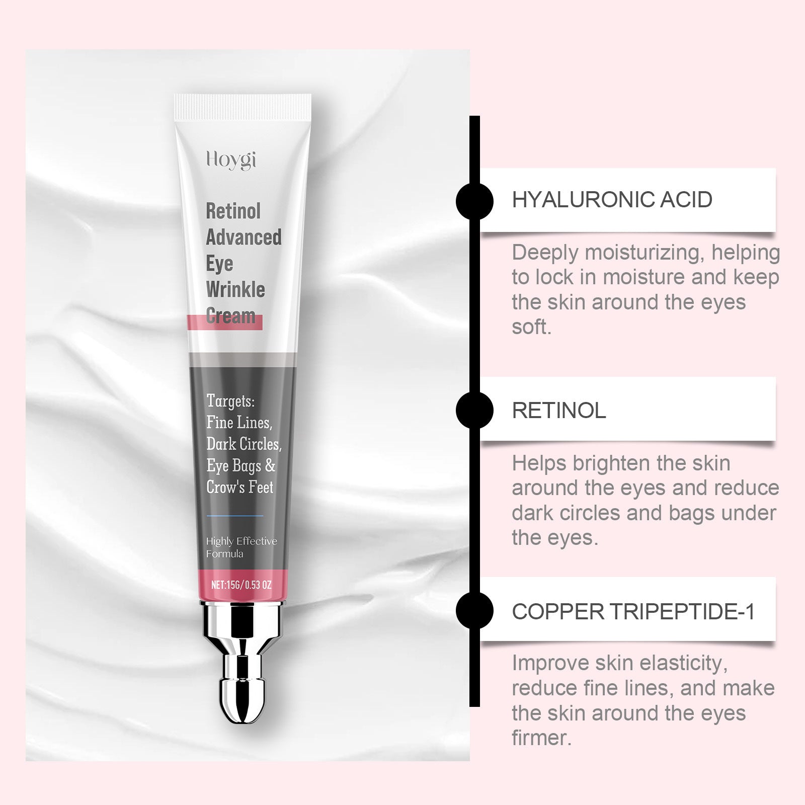 Retinol Eye Cream: Lifting, Nourishing & Hydrating Formula