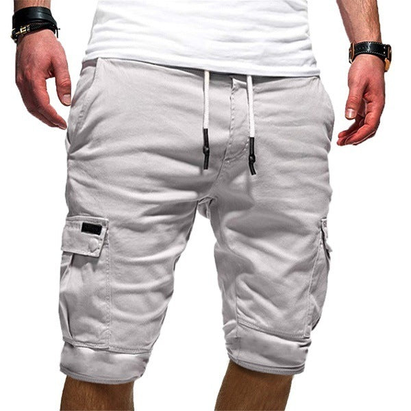 Men's Casual Jogger Cargo Shorts | Military Combat Gym Trousers for Summer Workout