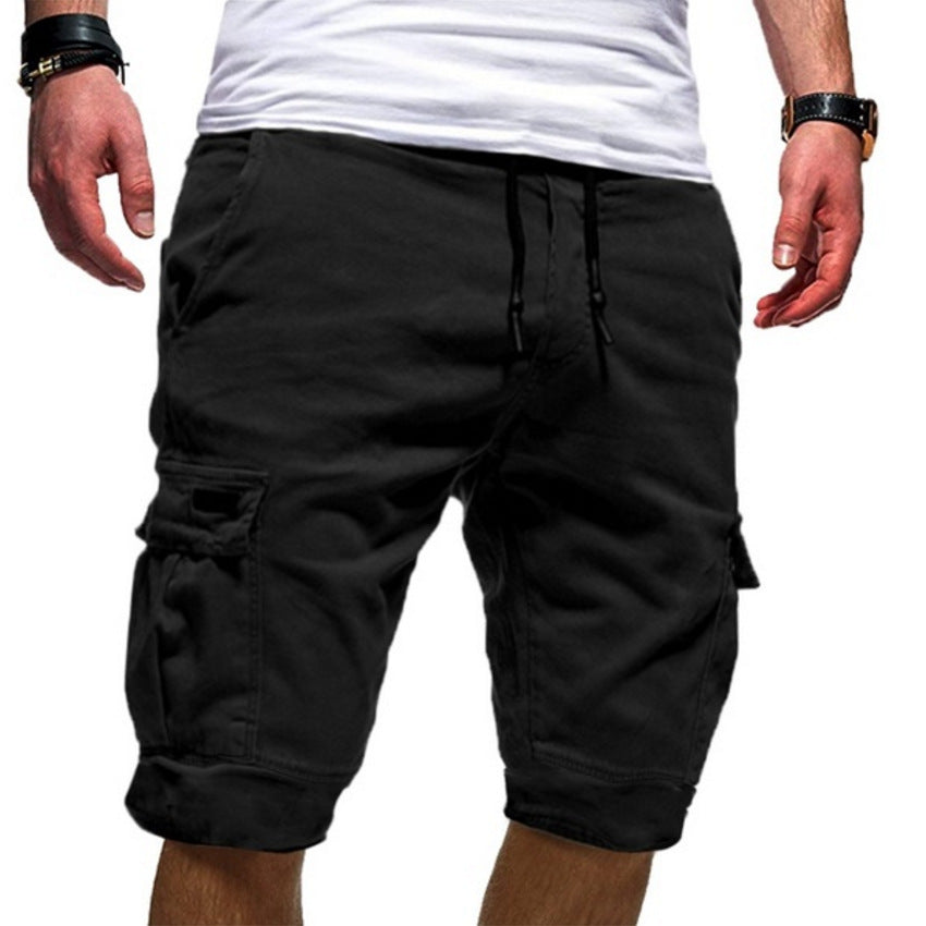 Men's Casual Jogger Cargo Shorts | Military Combat Gym Trousers for Summer Workout