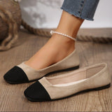 Elegant Low Heel Square Toe Embroidered Shoes – Comfortable & Stylish