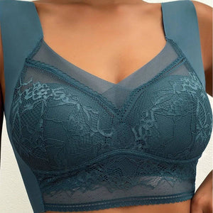 Women's Personalized Lace Bra – Comfortable Nylon Double Shoulder Strap Vest in Multiple Colors & Sizes