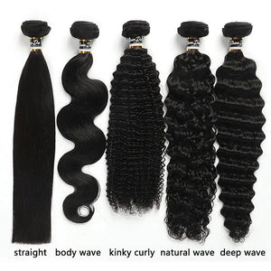 Premium quality real human hair extensions for natural braids and wigs