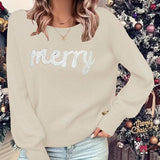 European & American Christmas 3D Pattern Round-neck Long-sleeved Pullover – Loose Fit Street Fashion Sweater - Clothual