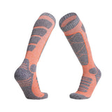 Women's & Men's Winter Sports Socks | Warm Cotton Terry Ski Socks | Non-Slip, Sweat-Absorbent, Anti-Friction, High Cylinder Design - Clothual