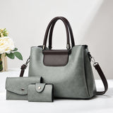 Elegant Women's Handbag Set – PU Leather Autumn & Winter Bags, Large Capacity, Stylish Mother Bags in Multiple Colors