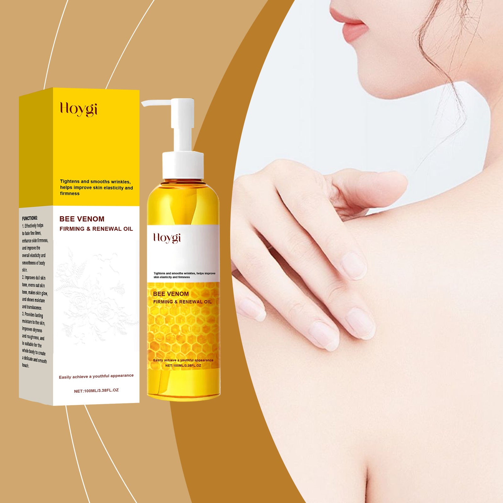 Bee Firming Body Treatment Oil for moisturizing and firming skin
