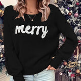 European & American Christmas 3D Pattern Round-neck Long-sleeved Pullover – Loose Fit Street Fashion Sweater - Clothual